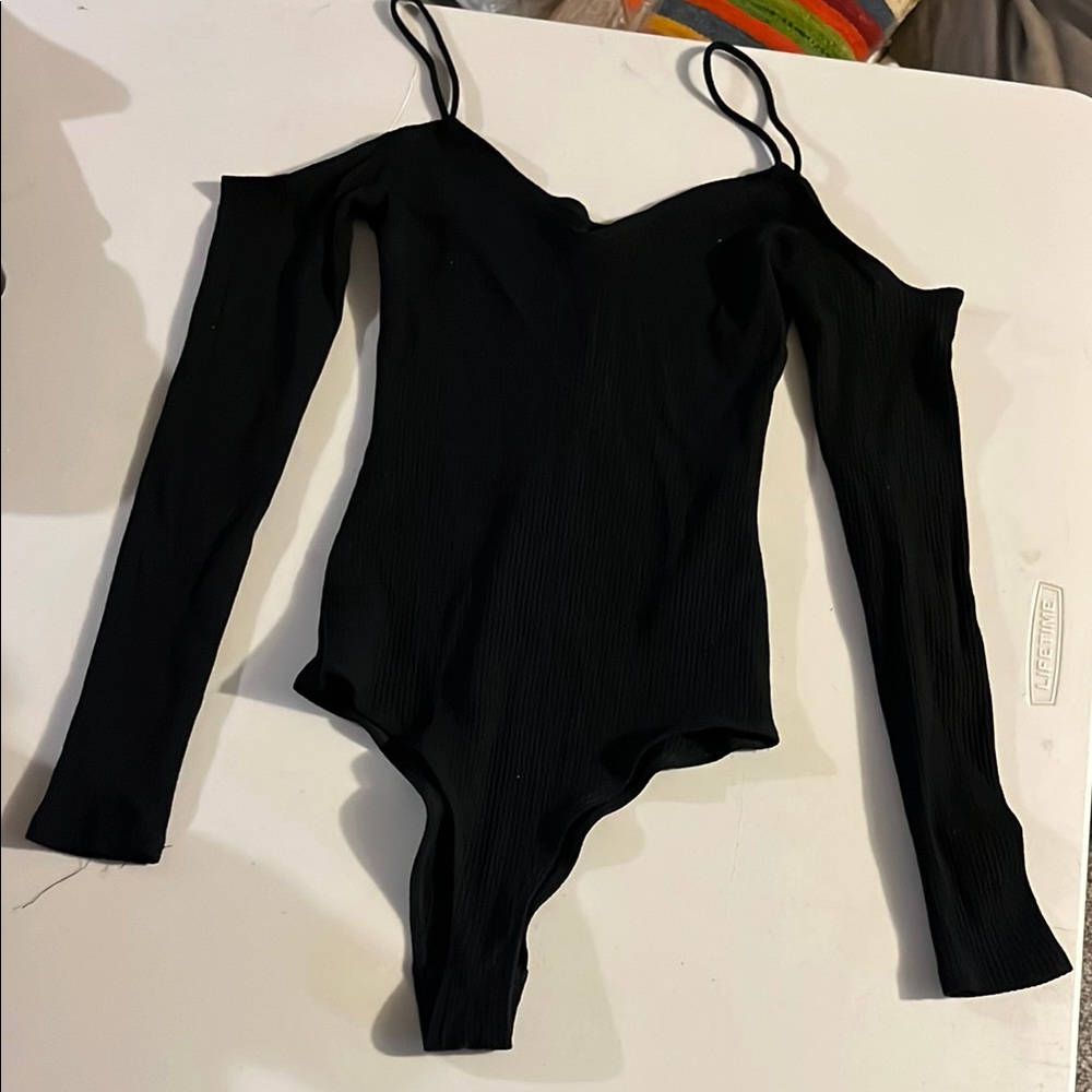 Reformation Black Bodysuit One Piece